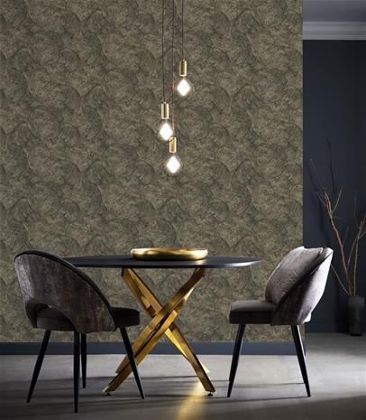Silvan Charcoal/Gilver - W0209/01 Tapetti