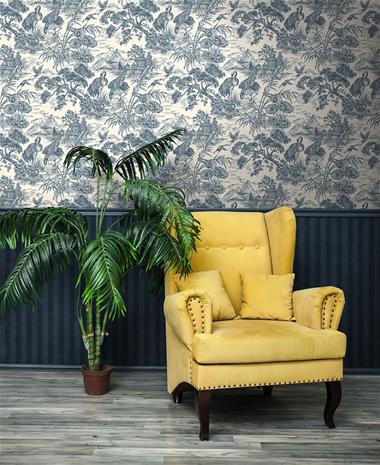 Natoru Navy Cream - 91705 Tapetti
