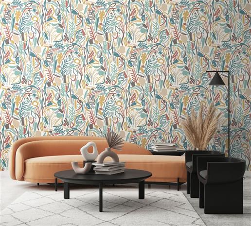 Verdure Teal & Cinnamon - GHS50148W Tapetti