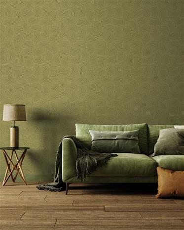 Venation Olive - GHS50130W Tapetti – kuva 3/3