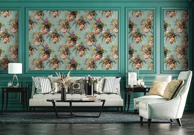 Rivara Soft Teal - 91522 Tapetti