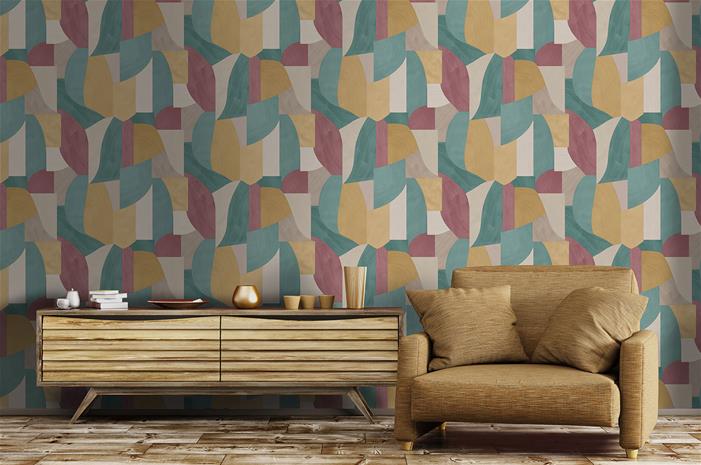 Ennedi Maroon Ochre - 91510 Tapetti