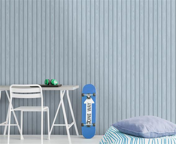 Woodslat Blue - 13302 Tapetti