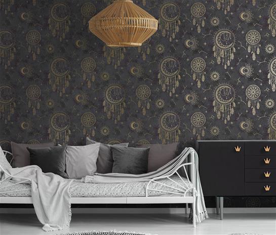 Dreamcatcher Black Gold - 13330 Tapetti