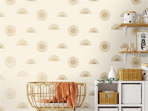 Sunbeam Beige Gold - 13322 Tapetti