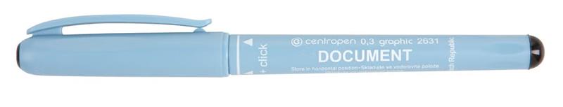 Fineliner Kynä, arkistokelpoinen, Centropen 2631, 4 kpl