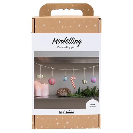 Craft Kit Modelling - Pulp Christmas figures - assorted colours (977839)