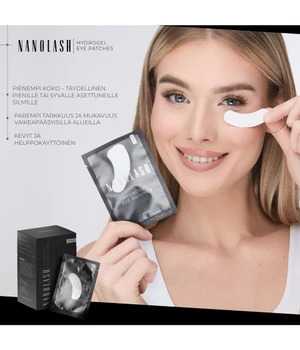 NANOLASH Hydrogel Eyepatches Mini Silmänaluslaput 100 kpl – kuva 3/8