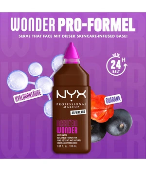 NYX PROFESSIONAL MAKEUP Make Em Wonder Foundation 40 Walnut