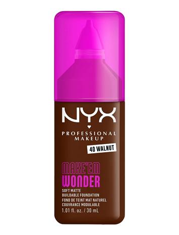 NYX PROFESSIONAL MAKEUP Make Em Wonder Foundation 40 Walnut