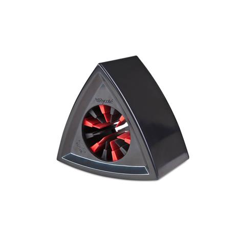 Rycote Triangular Black Mic Flag (RYC107302), mikrofoniosa logolle