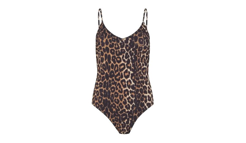 Becksöndergaard Leopa Bea Swimsuit - Brown - L