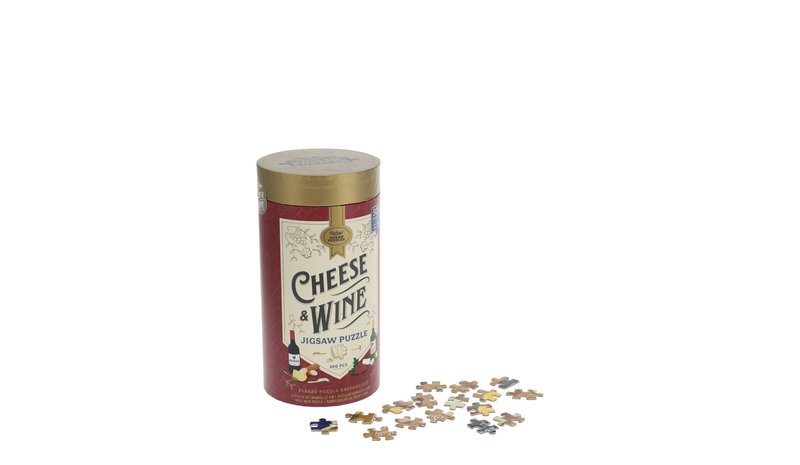 Ridley's Games Puzzle Cheese & Wine 500 Pcs - Red - ONE SIZE – kuva 1/3