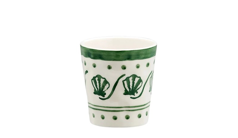 Anna + Nina Seagrass Shore Coffee Cup - Cream - 25 CL