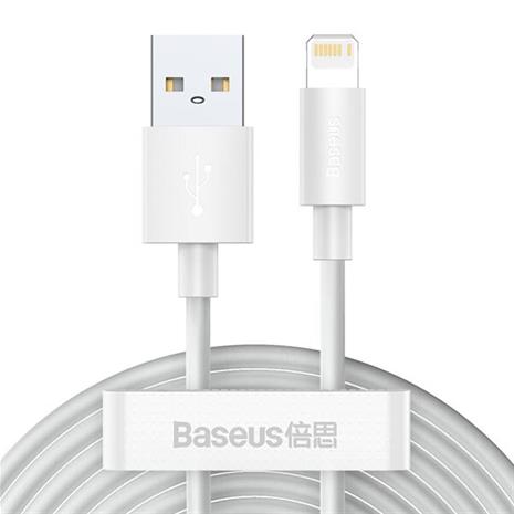 Baseus Simple Wisdom Data Cable Kit USB to Lightning 2.4A (2PCS/Set) 1.5m