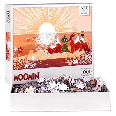 Muumi punainen 1000p taidepalapeli