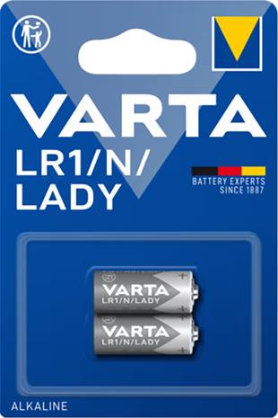 Varta â€“ N/LR1/4001/Lady Alkaline 2 Pack (4001101402)