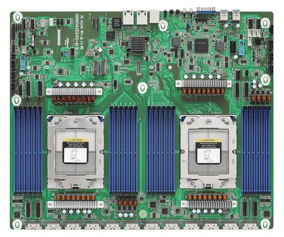 ASRock GENOA2D24G-2L+ Emolevy - LGA6096-pistoke socket