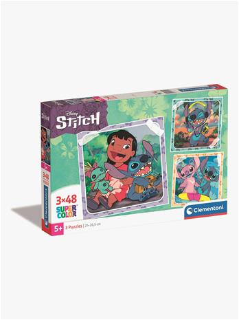 Palapelit 3X48 palaa Disney Stitch, Clementoni