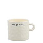 Anna + Nina Out Of Office Tea Mug - Cream - 50 CL
