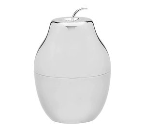Anna + Nina Pear Ice Bucket - Silver - ONE SIZE