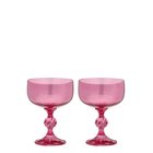 Anna + Nina Rose Cocktail Glass Set Of 2 - Pink - 25 ML