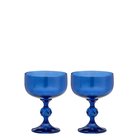 Anna + Nina Mare Cocktail Glass Set Of 2 - Blue - 25 ML