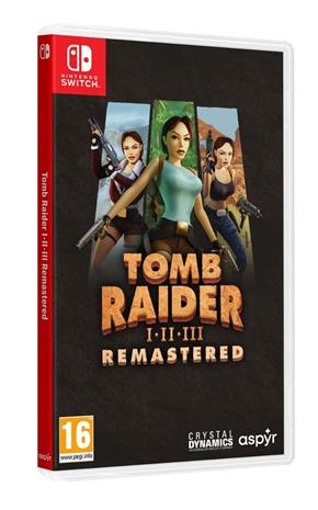 Tomb Raider I-III Remastered, Nintendo Switch -peli