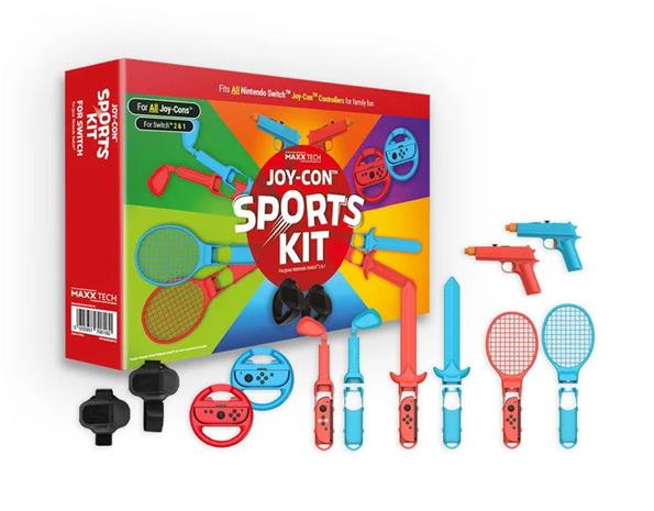 Maxx Tech Joy-Con Sports Kit, Nintendo Switch/Switch 2 -ohjainsetti