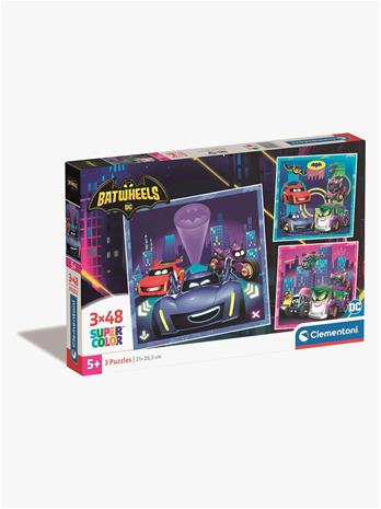 3x48 pcs Puzzles Kids Batwheels