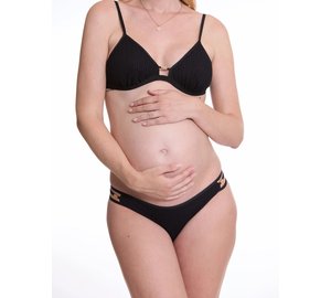 Cache Coeur Maternity Bikini Milos - Black - S
