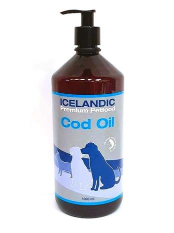 Iceland Pet - Cod oil - 1.000 ml - (i026)