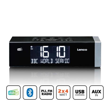 DAB+ FM-kelloradio Bluetoothilla