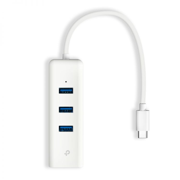 TP-LINK UE330C Usb-hubi ja verkkoadapteri