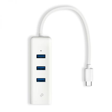 TP-Link UE330C USB-C - 3xUSB-A + LAN -USB hubi