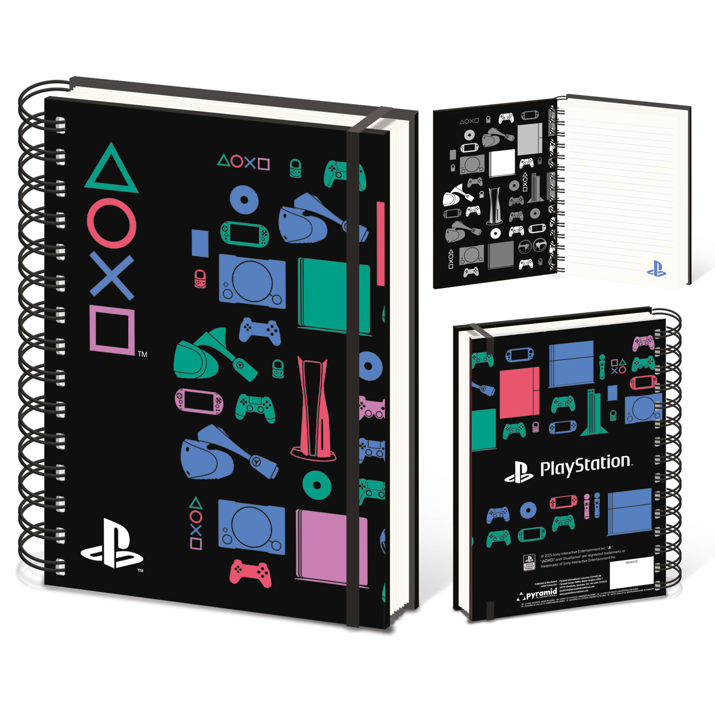 Playstation Classic colours A5 kierrekansivihko