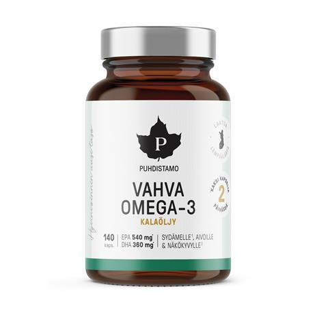 Puhdistamo Vahva Omega -3, 140 kaps