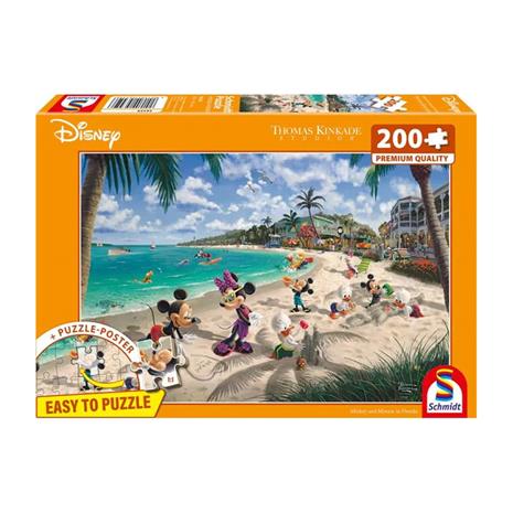 Schmidt Thomas Kinkade: Disney Mickey & Minnie in Florida 200p palapeli