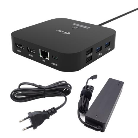 I-Tec Docking Station USB-C Dual HDMI 4K 100W ja Yleislaturi