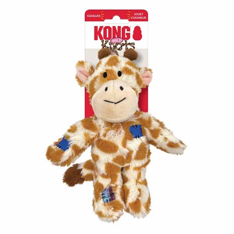 KONG - Wild Knots Giraffe Squeak Toy S/M (634.7370) – kuva 3/4