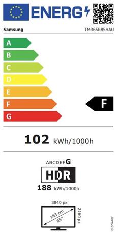Samsung TMR65R85HAU (65"), QLED-televisio – kuva 3/8