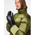 Pieces Pcnellie Leather Mittens Noos - Black - L