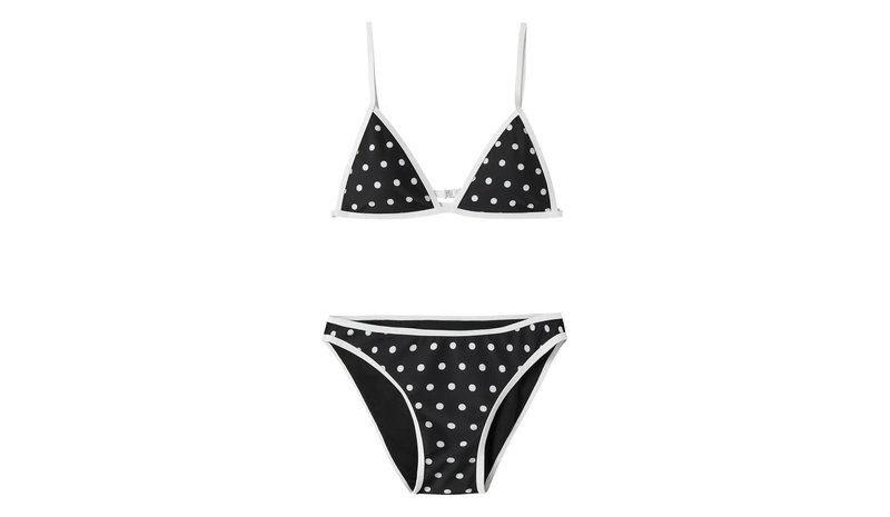 LMTD Nlfzinnio Dot Bikini - Black - 170-176