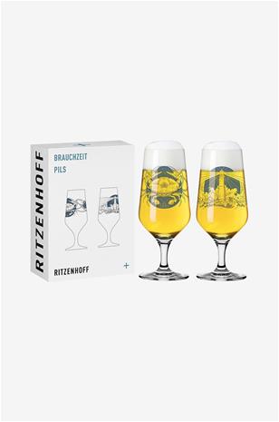 Ritzenhoff - Brauchzeit Pils Olutlasi Nro. 7 & 8 2kpl