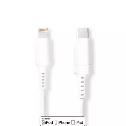 Nedis Lightning cable - Lightning / USB 2.0 - 1 m