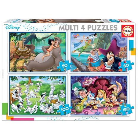 EDUCA MULTI DISNEY KLASSIKOT 4 PALAPELIT