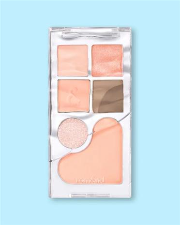 rom&nd Bare Layer Palette 01 Apricot Mood – kuva 5/8