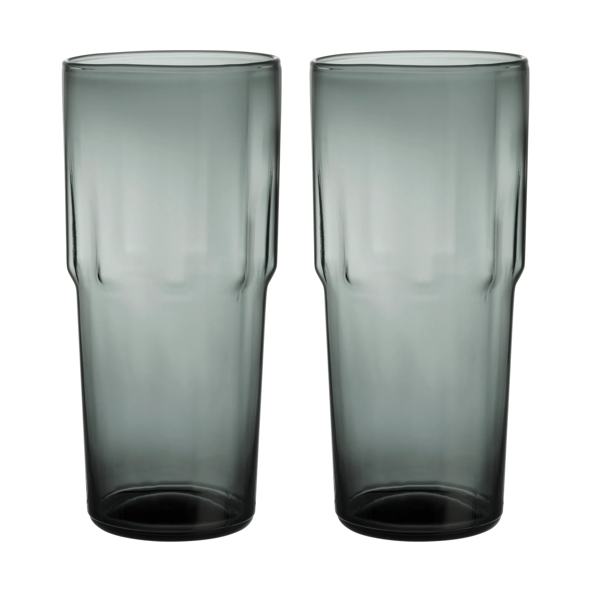 Iittala Solare juomalasi korkea 39 cl 2-pack. Teräksenvärinen.