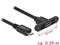 DeLOCK - USB extension cable - Micro-USB Type B to Micro-USB Type B - 25 cm – kuva 1