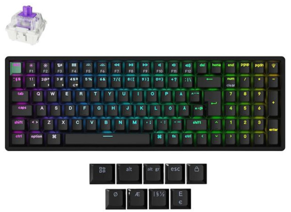 Keychron K4 HE QMK RGB, langaton näppäimistö